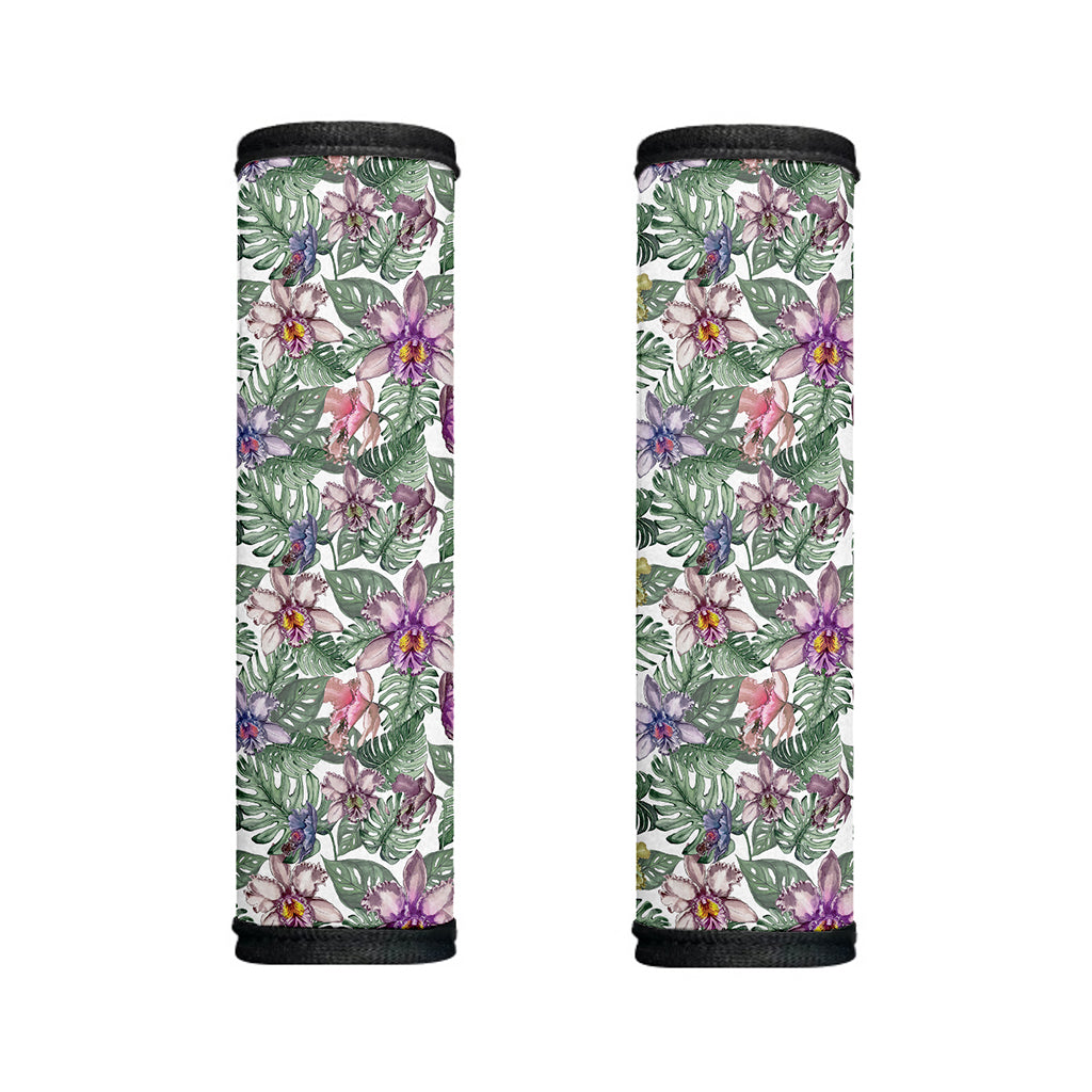 Tropical Cattleya Pattern Print Handle Covers