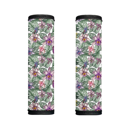 Tropical Cattleya Pattern Print Handle Covers