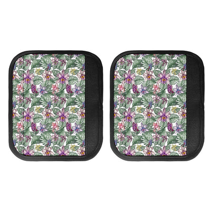 Tropical Cattleya Pattern Print Handle Covers