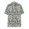 Tropical Cattleya Pattern Print Hawaiian Shirt