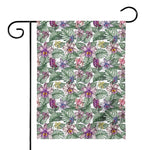 Tropical Cattleya Pattern Print House Flag