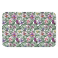 Tropical Cattleya Pattern Print Indoor Door Mat
