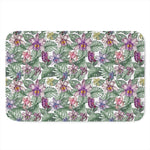 Tropical Cattleya Pattern Print Indoor Door Mat