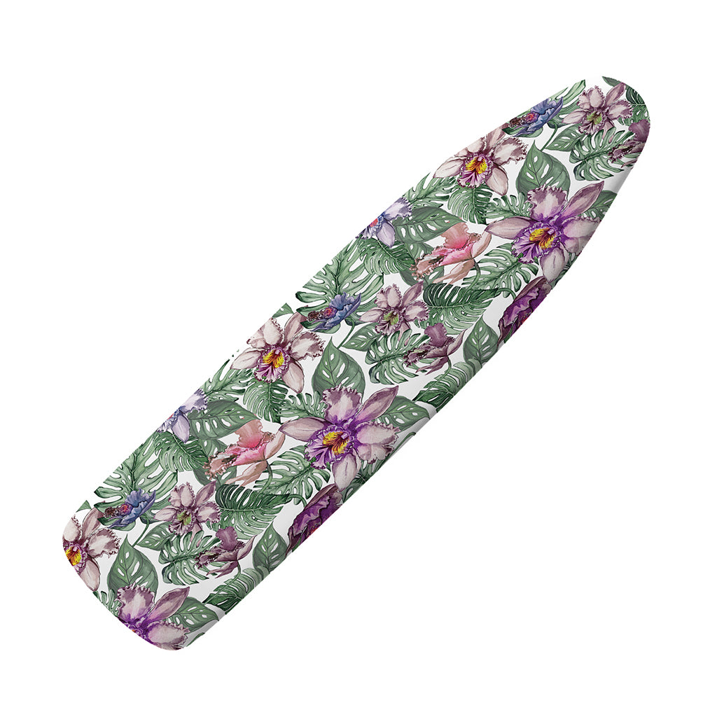Tropical Cattleya Pattern Print Ironing Board Cover