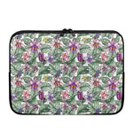 Tropical Cattleya Pattern Print Laptop Sleeve