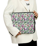 Tropical Cattleya Pattern Print Laptop Sleeve