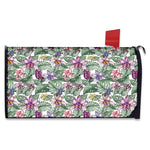 Tropical Cattleya Pattern Print Mailbox Cover