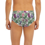 Tropical Cattleya Pattern Print Men's Briefs