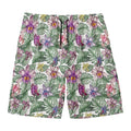 Tropical Cattleya Pattern Print Men's Swim Trunks