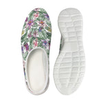 Tropical Cattleya Pattern Print Mesh Casual Shoes