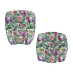 Tropical Cattleya Pattern Print Office Chair Cover