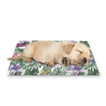 Tropical Cattleya Pattern Print Pet Cooling Mat Cover