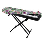 Tropical Cattleya Pattern Print Piano Keyboard Cover