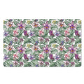 Tropical Cattleya Pattern Print Polyester Doormat