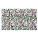 Tropical Cattleya Pattern Print Polyester Doormat