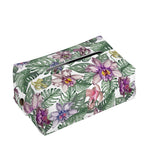 Tropical Cattleya Pattern Print Rectangle Tissue Box Cover