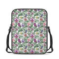 Tropical Cattleya Pattern Print Rectangular Crossbody Bag