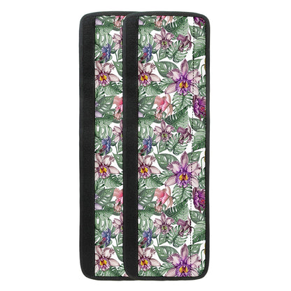 Tropical Cattleya Pattern Print Refrigerator Handle Covers