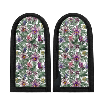 Tropical Cattleya Pattern Print Skillet Handle Cover