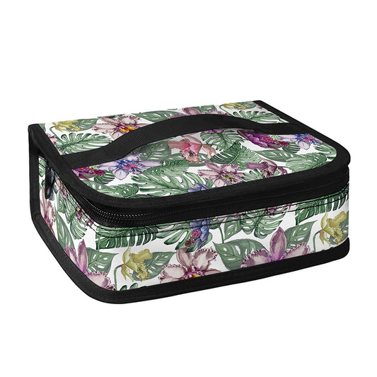 Tropical Cattleya Pattern Print Small Lunch Bag