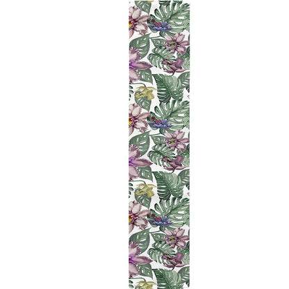Tropical Cattleya Pattern Print Table Runner