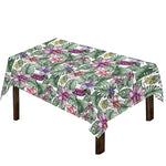 Tropical Cattleya Pattern Print Tablecloth