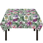 Tropical Cattleya Pattern Print Tablecloth