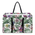 Tropical Cattleya Pattern Print Utility Tote Bag
