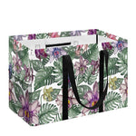 Tropical Cattleya Pattern Print Utility Tote Bag