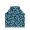 Tropical Denim Jeans Pattern Print Adjustable Apron