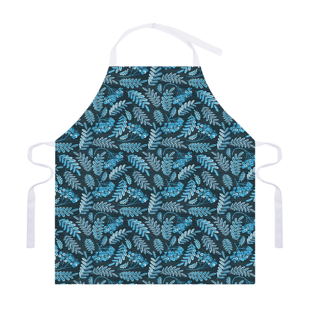 Tropical Denim Jeans Pattern Print Adjustable Apron