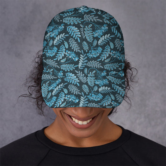 Tropical Denim Jeans Pattern Print Baseball Cap