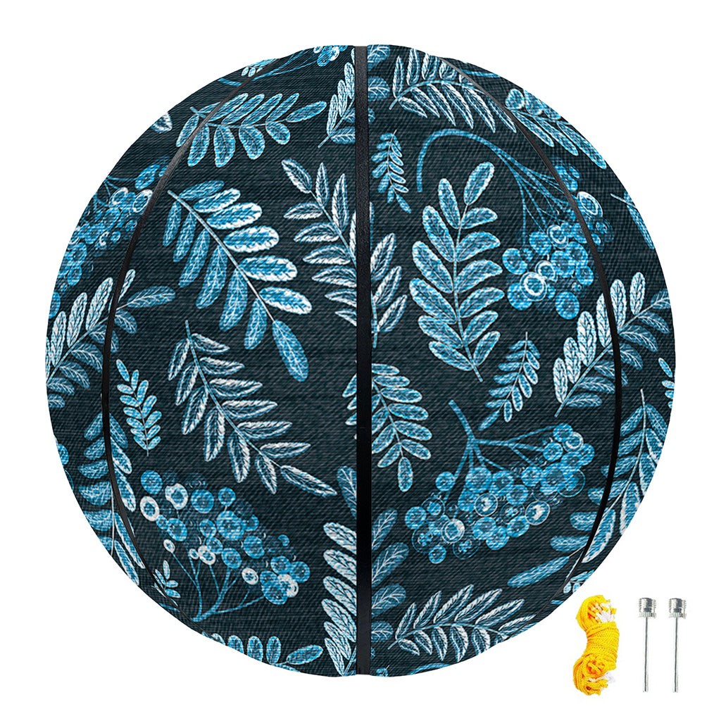 Tropical Denim Jeans Pattern Print Basketball