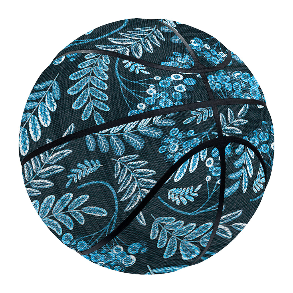 Tropical Denim Jeans Pattern Print Basketball