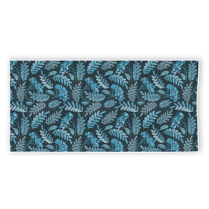 Tropical Denim Jeans Pattern Print Beach Towel