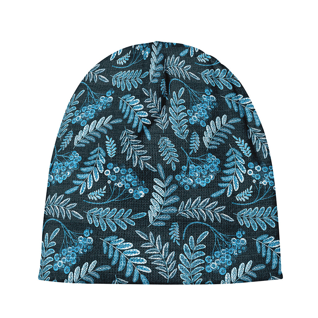 Tropical Denim Jeans Pattern Print Beanie