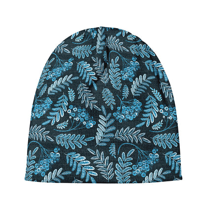 Tropical Denim Jeans Pattern Print Beanie