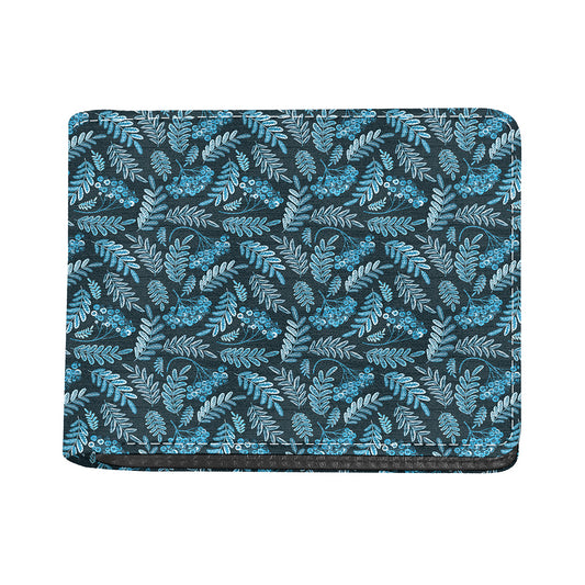 Tropical Denim Jeans Pattern Print Bifold Wallet