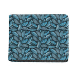 Tropical Denim Jeans Pattern Print Bifold Wallet
