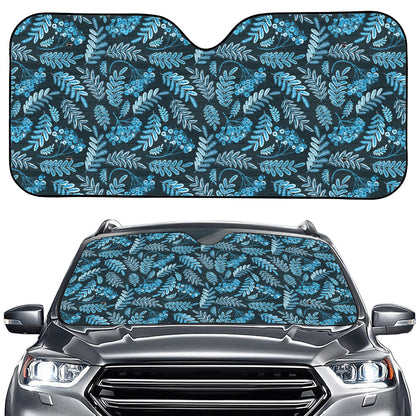 Tropical Denim Jeans Pattern Print Car Windshield Sun Shade