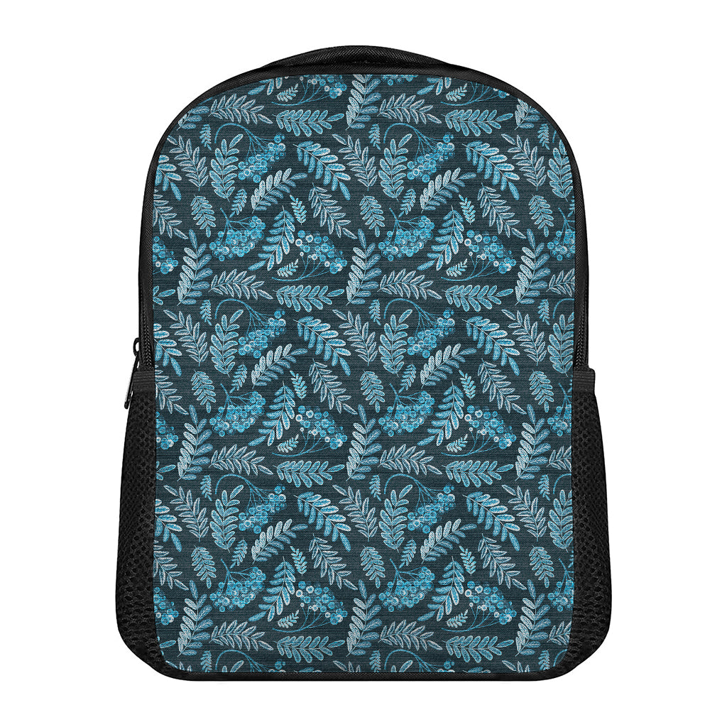 Tropical Denim Jeans Pattern Print Casual Backpack