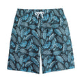 Tropical Denim Jeans Pattern Print Cotton Shorts