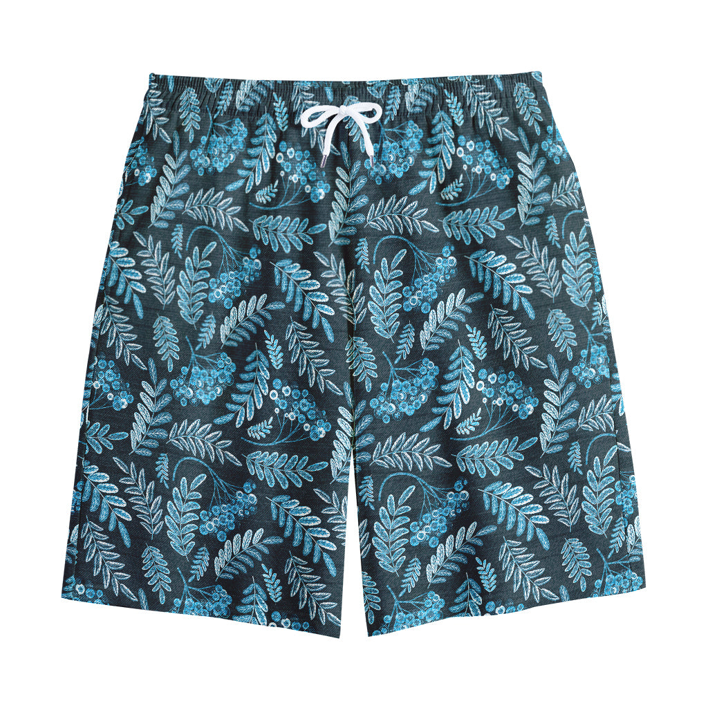 Tropical Denim Jeans Pattern Print Cotton Shorts