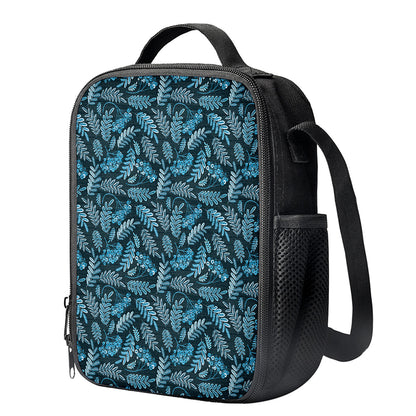 Tropical Denim Jeans Pattern Print Crossbody Lunch Bag