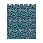 Tropical Denim Jeans Pattern Print Curtain