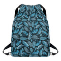 Tropical Denim Jeans Pattern Print Drawstring Backpack