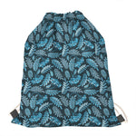 Tropical Denim Jeans Pattern Print Drawstring Bag