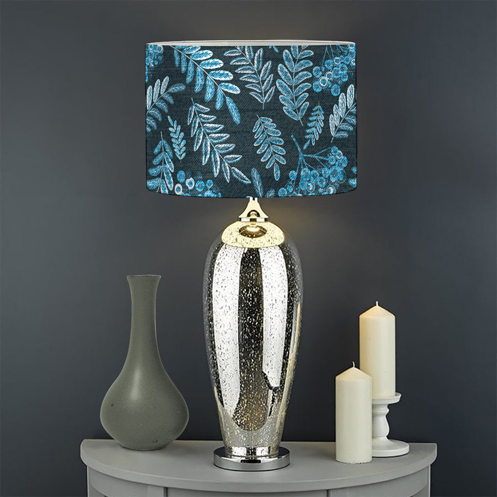 Tropical Denim Jeans Pattern Print Drum Lamp Shade