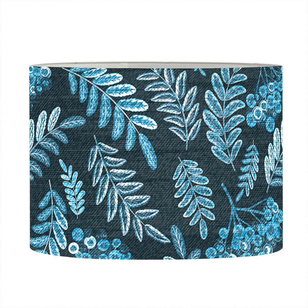 Tropical Denim Jeans Pattern Print Drum Lamp Shade
