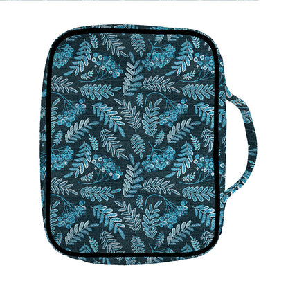 Tropical Denim Jeans Pattern Print Front Pocket Bible Bag